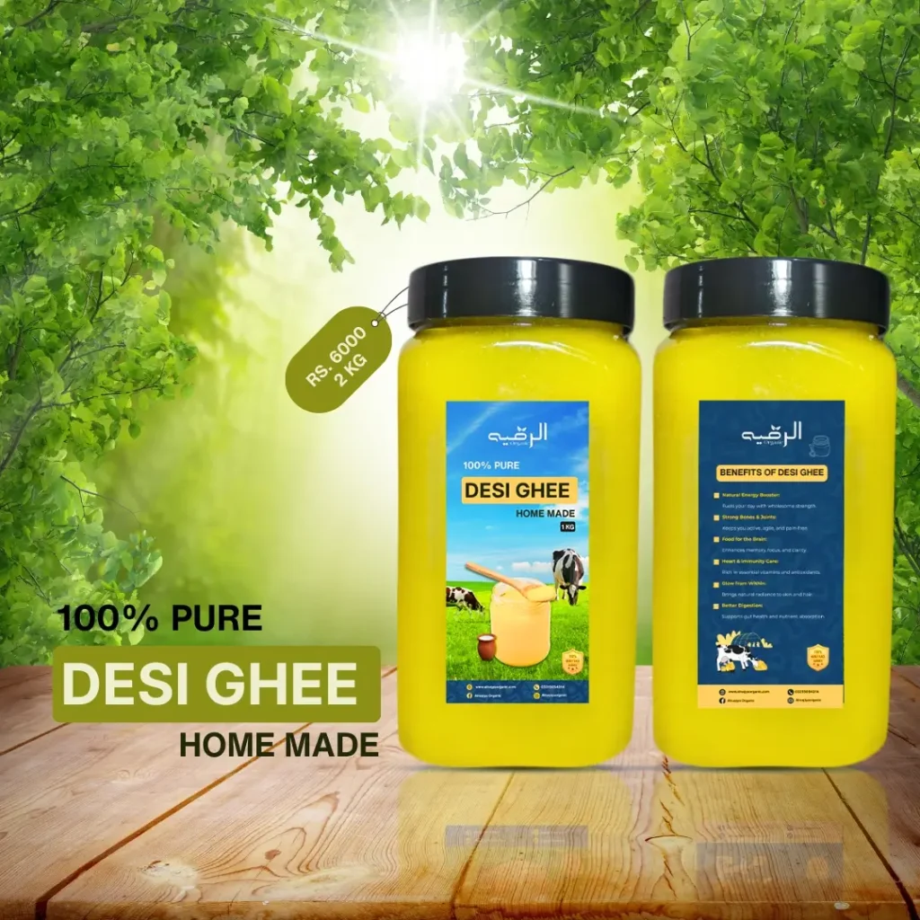 100% Pure Homemade Desi Ghee 2KG Pack